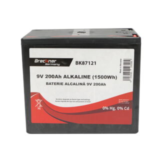 Baterie uscata alcalina 9V, 200Ah pentru gard electric Breckner Germany