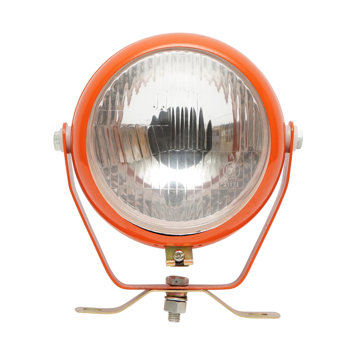 Lampa, proiector de lucru portocalie reglabila cu intrerupator pentru tractor sau utilaje agricole 12V Breckner Germany - imagine 2