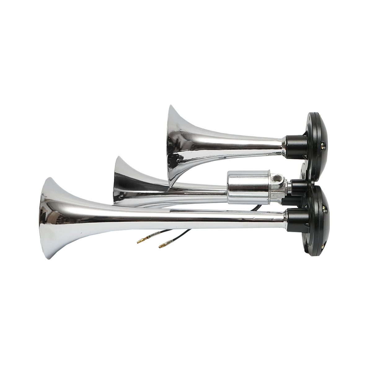 Claxon 3 trompete pentru compresor aer 12/24V - imagine 2