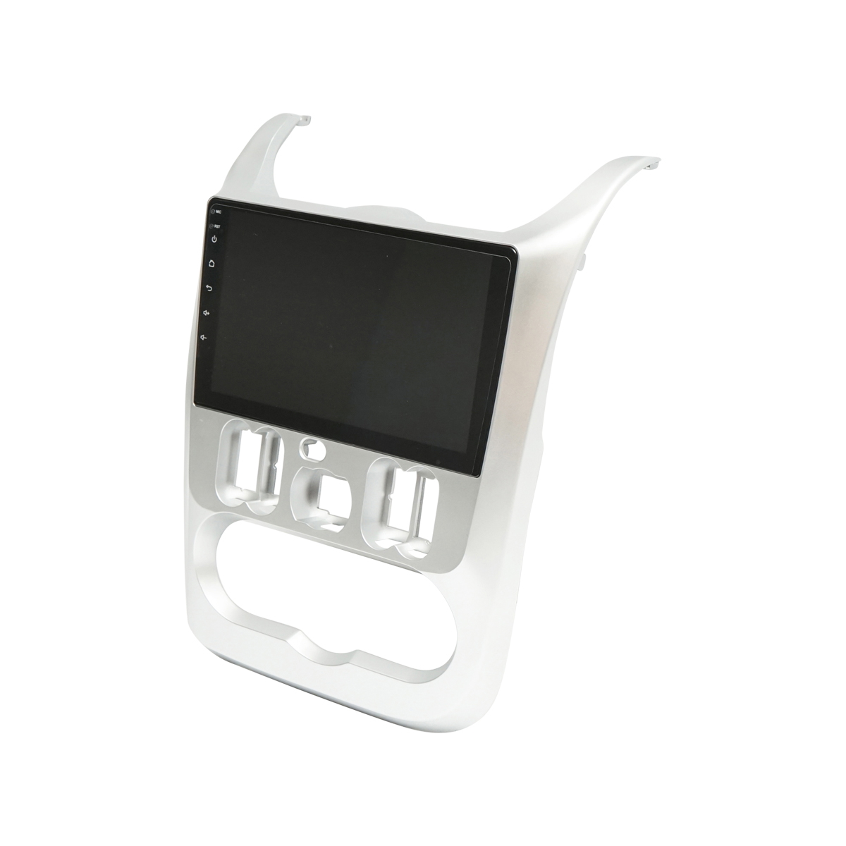 Consola centrala, argintie cu GPS pentru Dacia Logan, Sandero, Duster - imagine 2