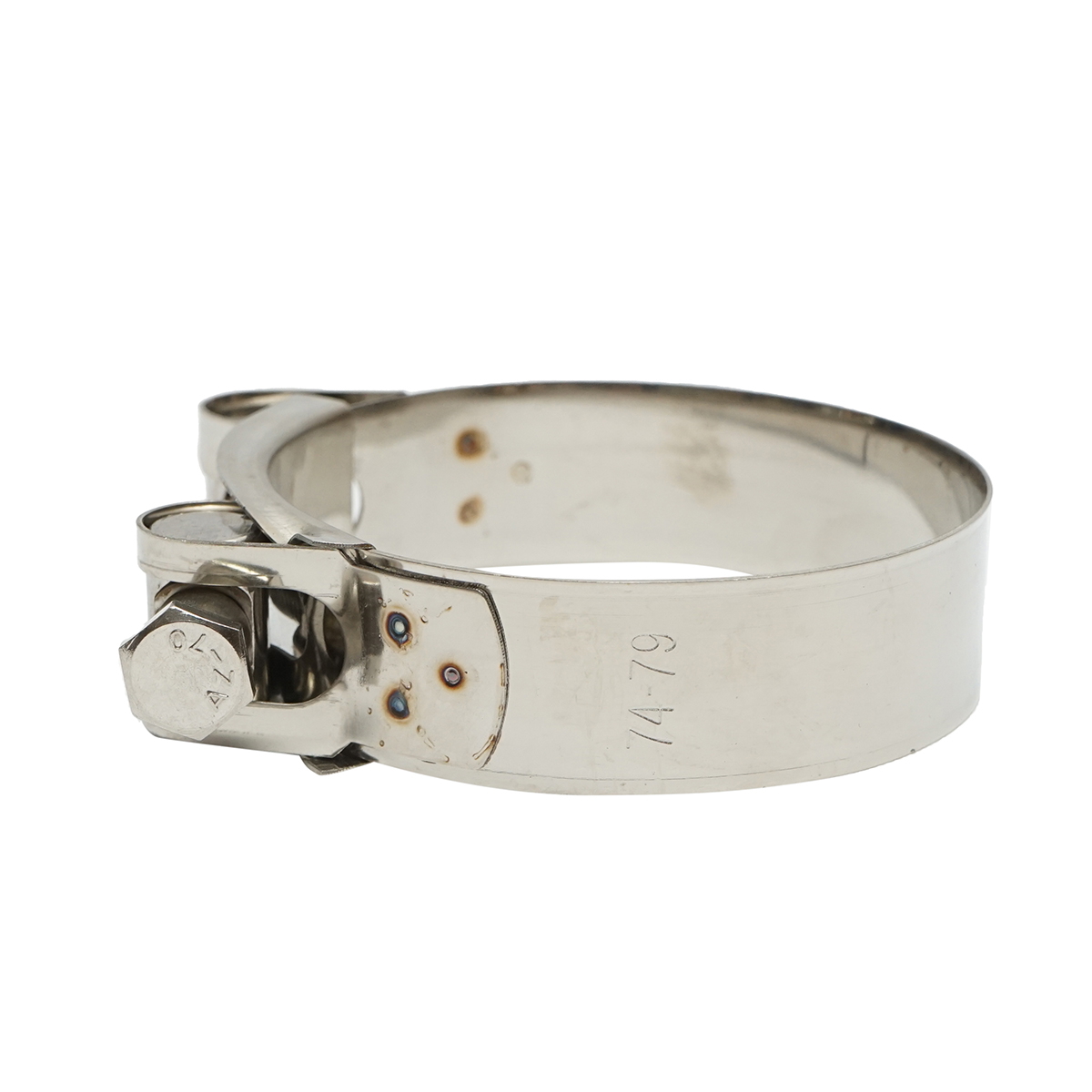 Colier forta, clema din inox 201 cu surub pentru furtunuri 74-79mm Breckner Germany - imagine 2