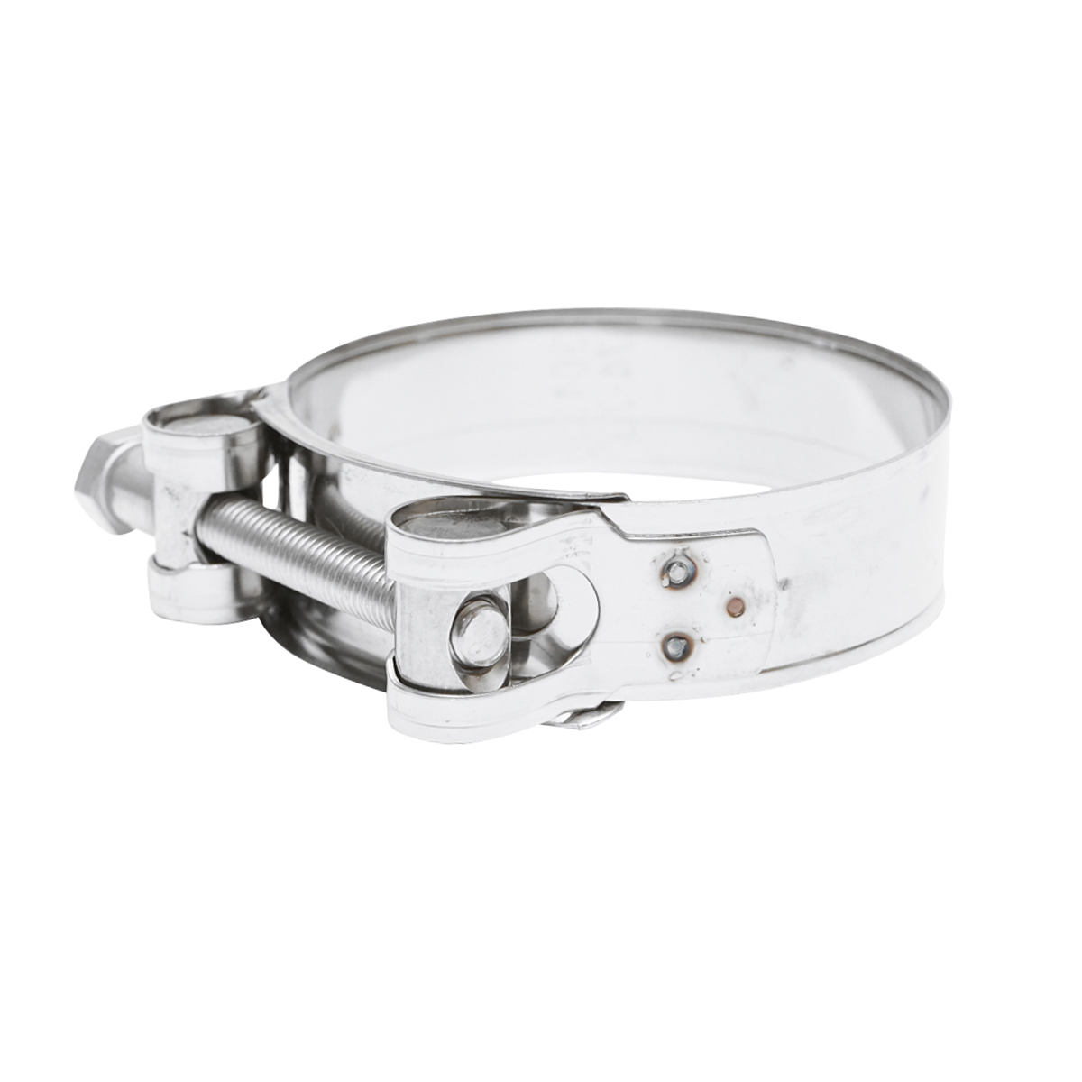 Colier forta, clema inox cu surub 304SS pentru furtunuri 74-79mm Breckner Germany - imagine 2