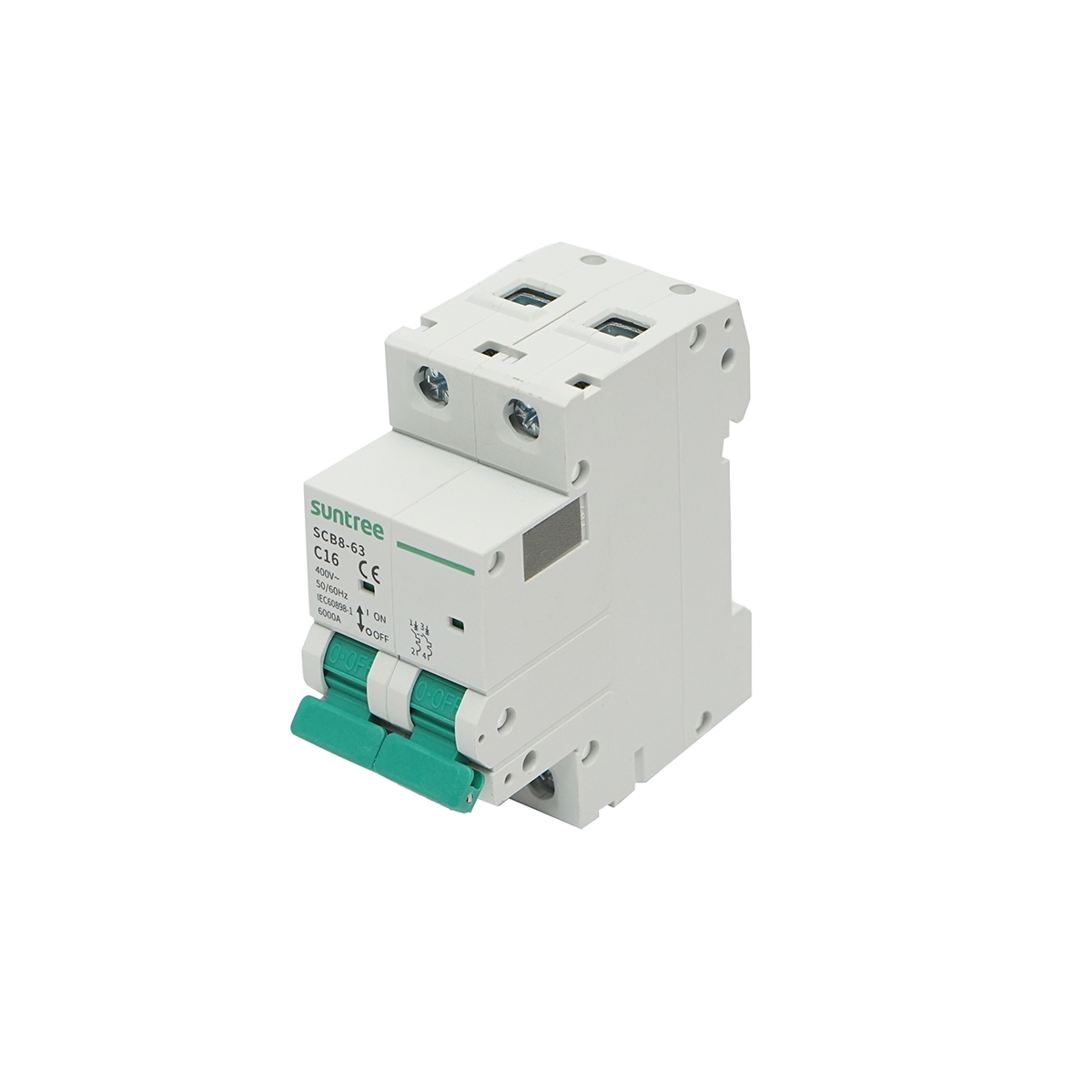 Siguranta automata tip intrerupator 2P, 16A 400VAC Suntree - imagine 2