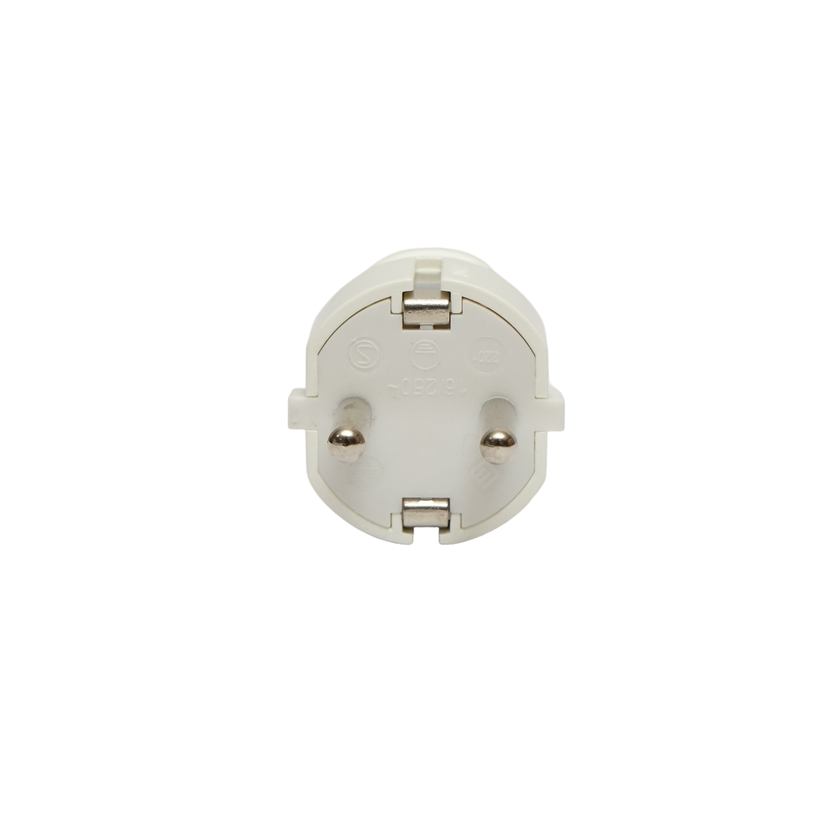 Stecher Schuko cu impamantare alb 16A, 250V Breckner Germany - imagine 2