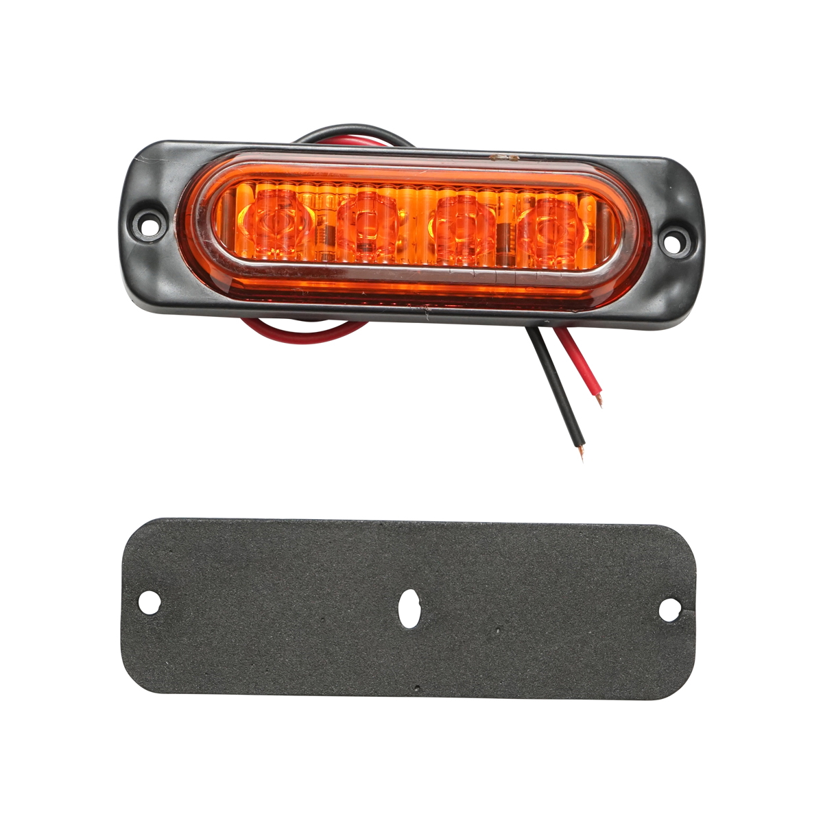 Lampa LED laterala de gabarit galbena 12-24V FR1271 Breckner Germany - imagine 2