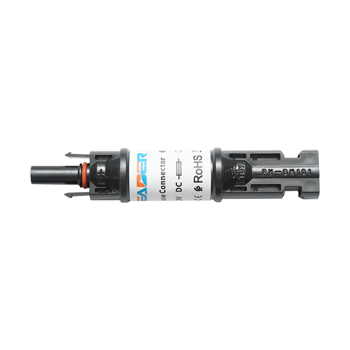 Conector MC4 cu siguranta fuzibila 10x38mm, 20A, 1500V DC pentru sisteme solare fotovoltaice IP67 Leader - imagine 2