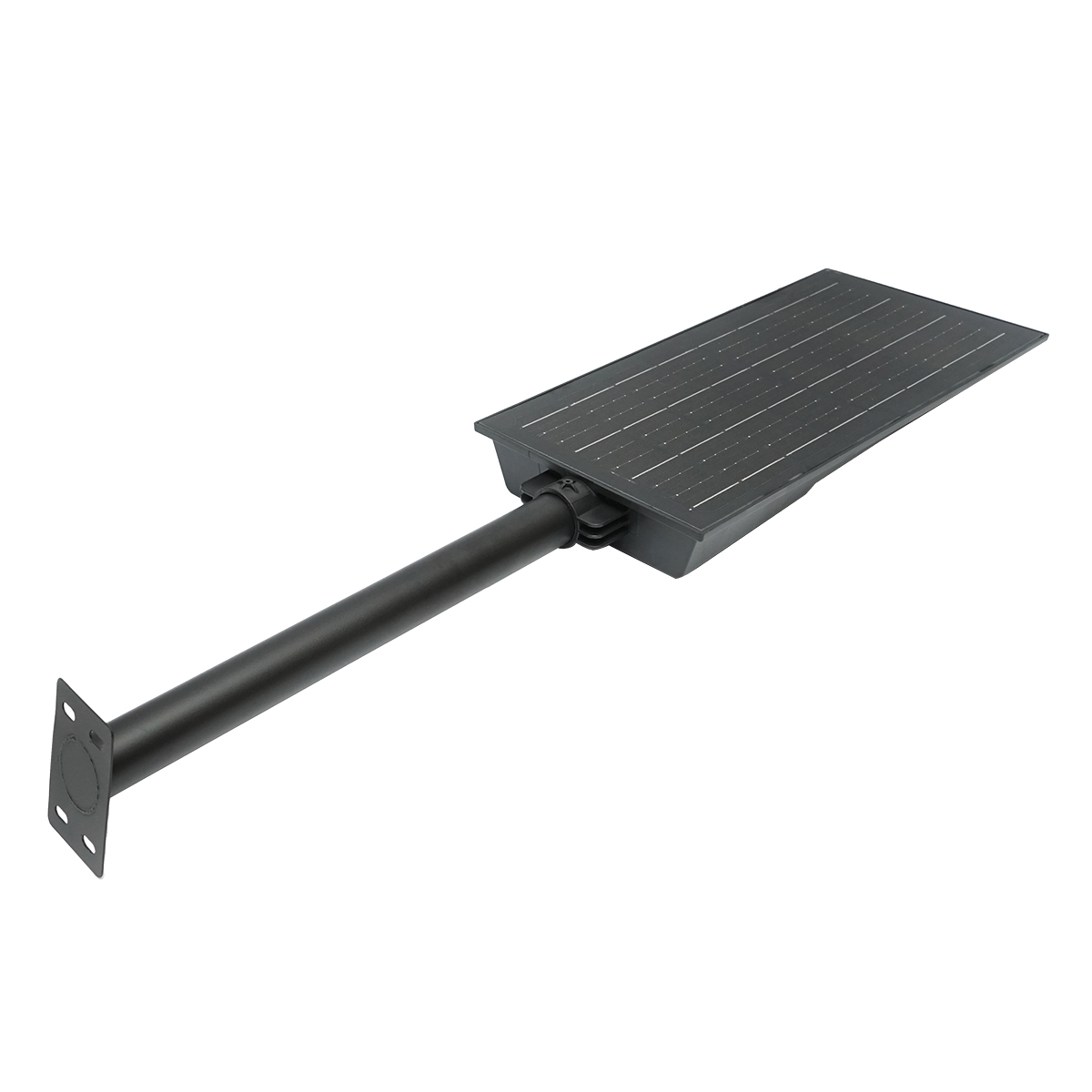 Lampa solara LED iluminat stradal 150W, 6500K, IP65 cu panou solar 15W, baterie LiFePO4 18Ah, senzor de miscare si prindere pe stalp Breckner Germany - imagine 2
