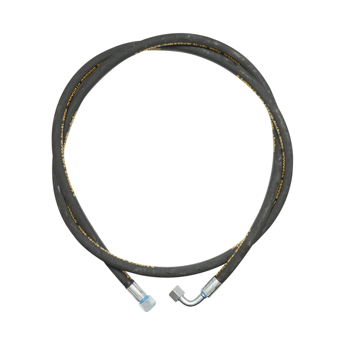 Furtun presiune DN10 sertizat cu armaturi 2500mm M20xM20 Breckner Germany - imagine 2