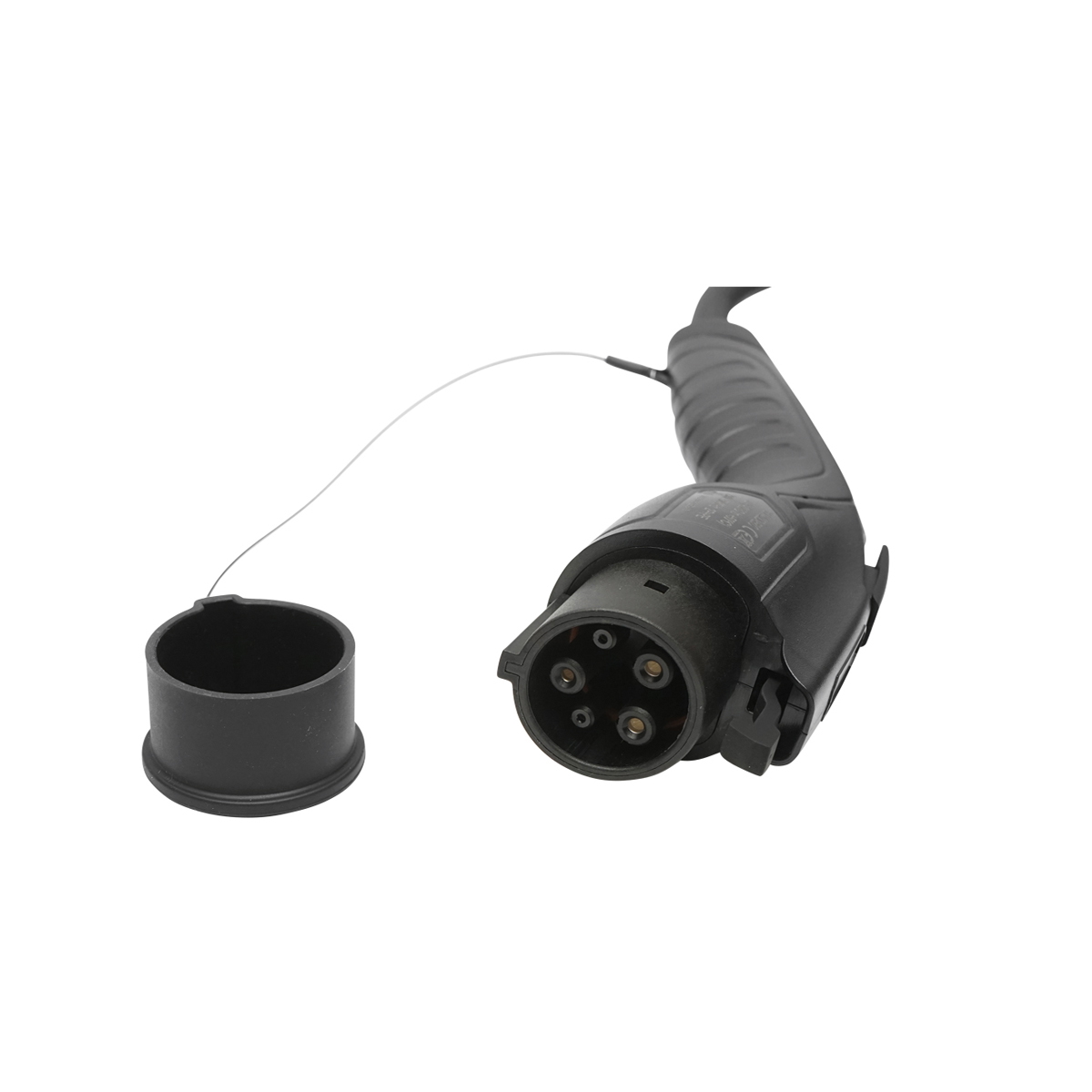 Cablu incarcare 230V, 5M pentru masini electrice, adaptor de la Type 1 la Type 2 (US-EU), 7KW, 32A monofazic - imagine 2