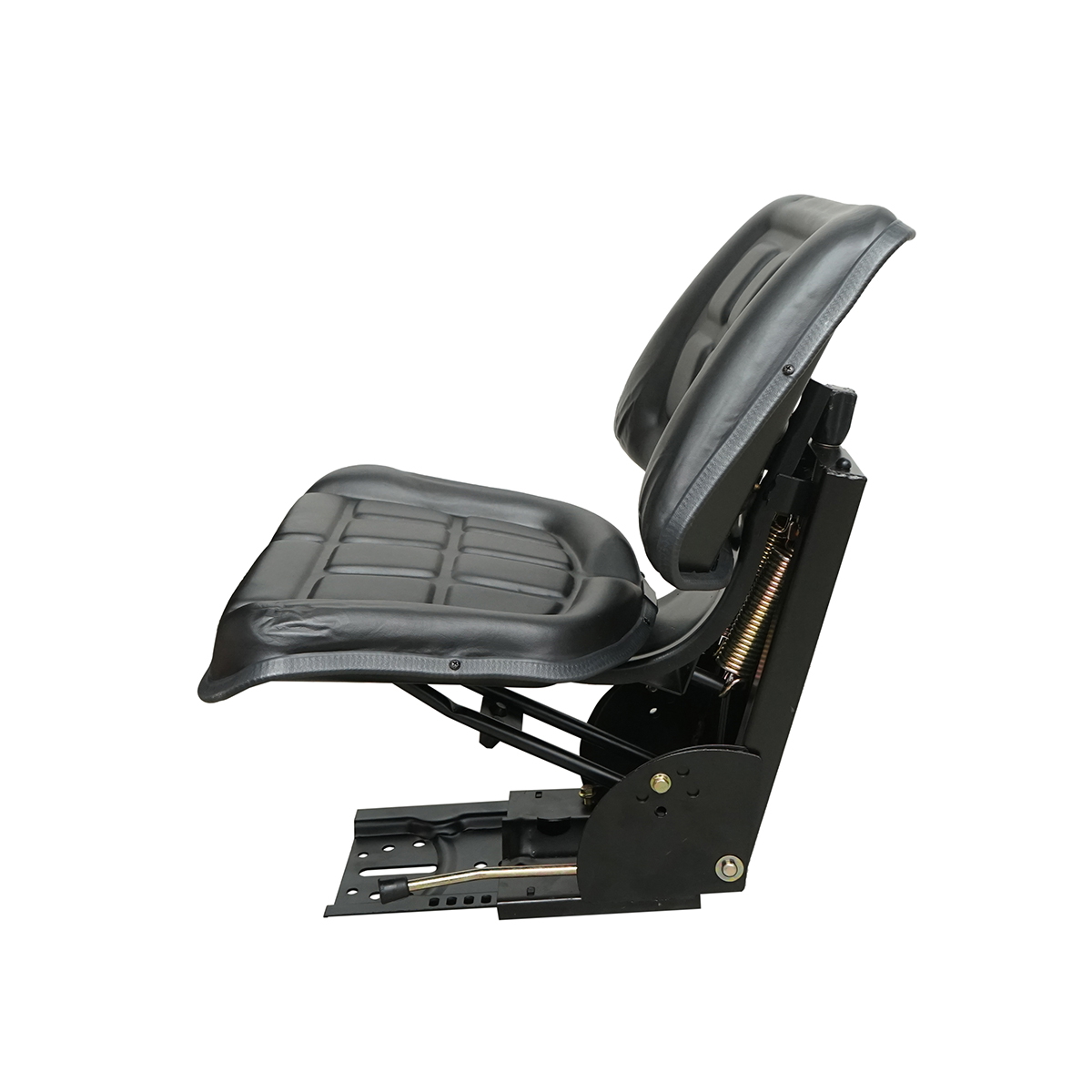 Scaun universal negru cu reglaj triplu si amortizor pentru tractor U-445 - imagine 2