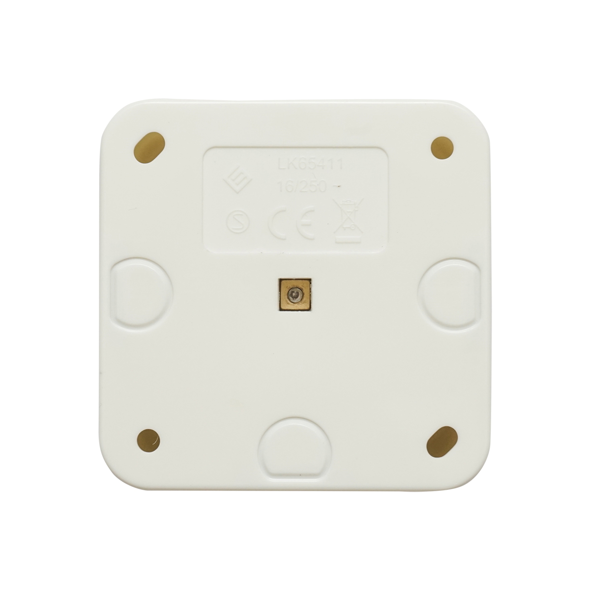 Priza Schuko cu 1 intrare, impamantare alba PT 16A, 250V aplicata cu protectie pentru copii Breckner Germany - imagine 2