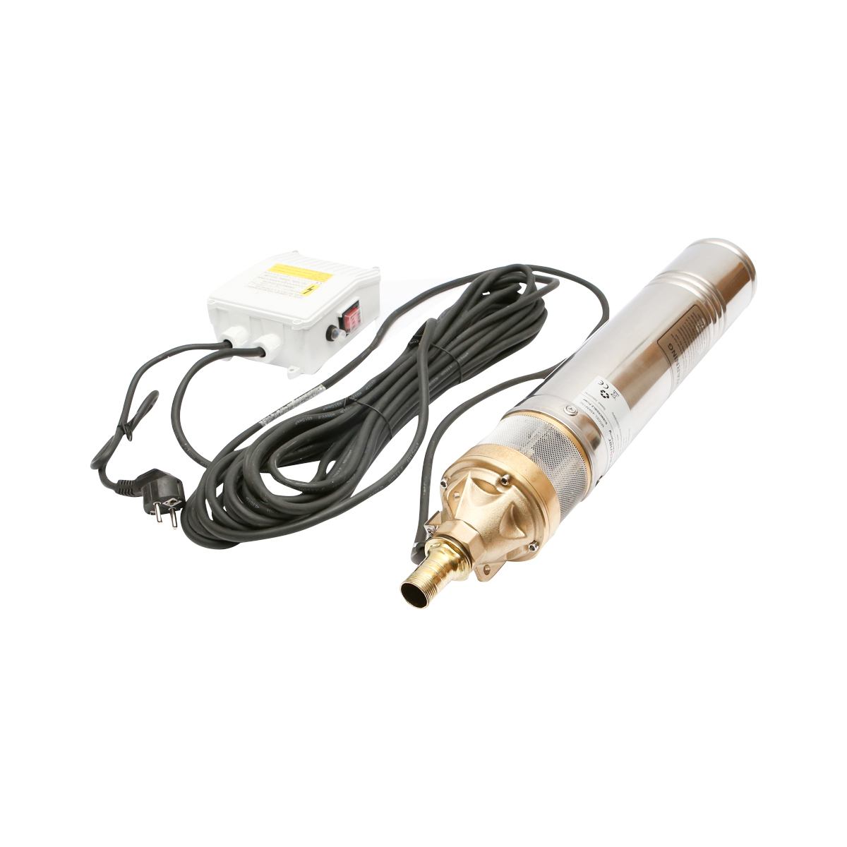 Pompa apa submersibila D100mm, 50l/min H50m, 220V, 750W cu panou de comanda 4SKM100 Breckner Germany - imagine 2