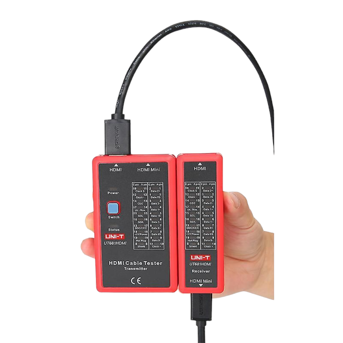 Tester pentru cablu HDMI, UT681HDMI UNI-T - imagine 2