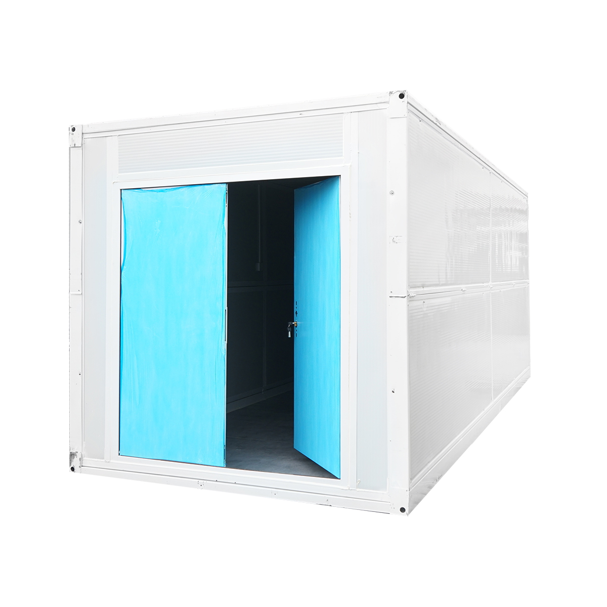 Container pentru depozitare pliabila 5800x2460x2510mm cu usa dubla si instalatie electrica - imagine 2