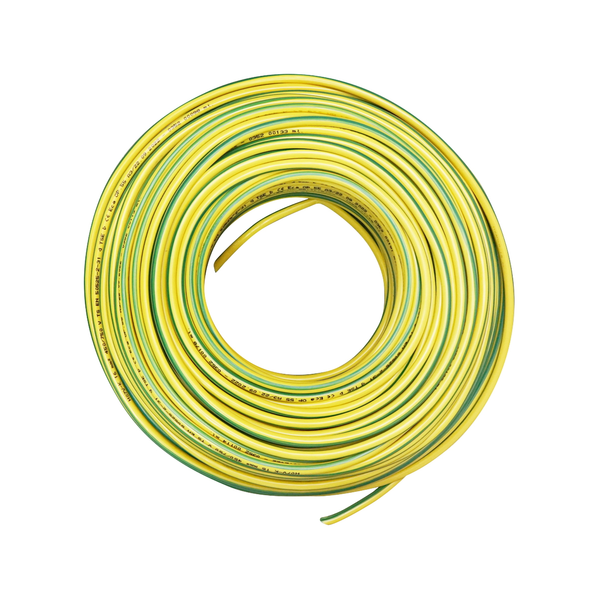 Cablu impamantare din cupru, 10m pentru panouri solare MYF 1x16mm, 450/750V verde galben - imagine 2