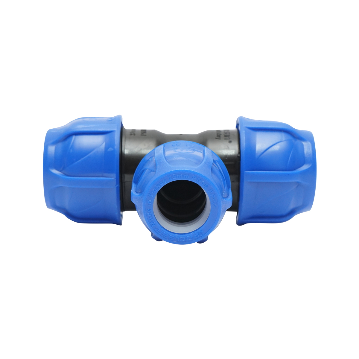 Teu reductie compresiune D32x25x32mm, PN16 pentru sisteme de irigatii - imagine 2