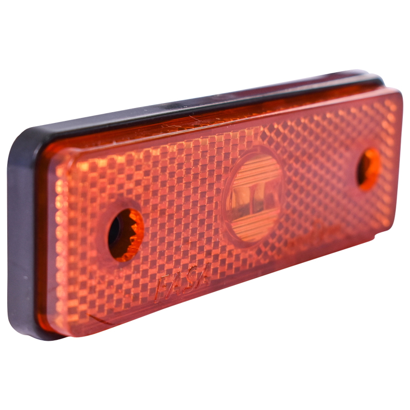 Lampa laterala portocalie de gabarit 24V cu Led - imagine 2