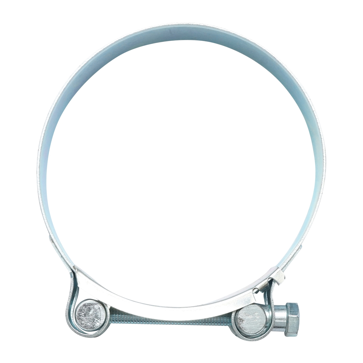 Colier forta, clema metalica zincata cu surub W1 pentru furtunuri 104-112mm Breckner Germany - imagine 2