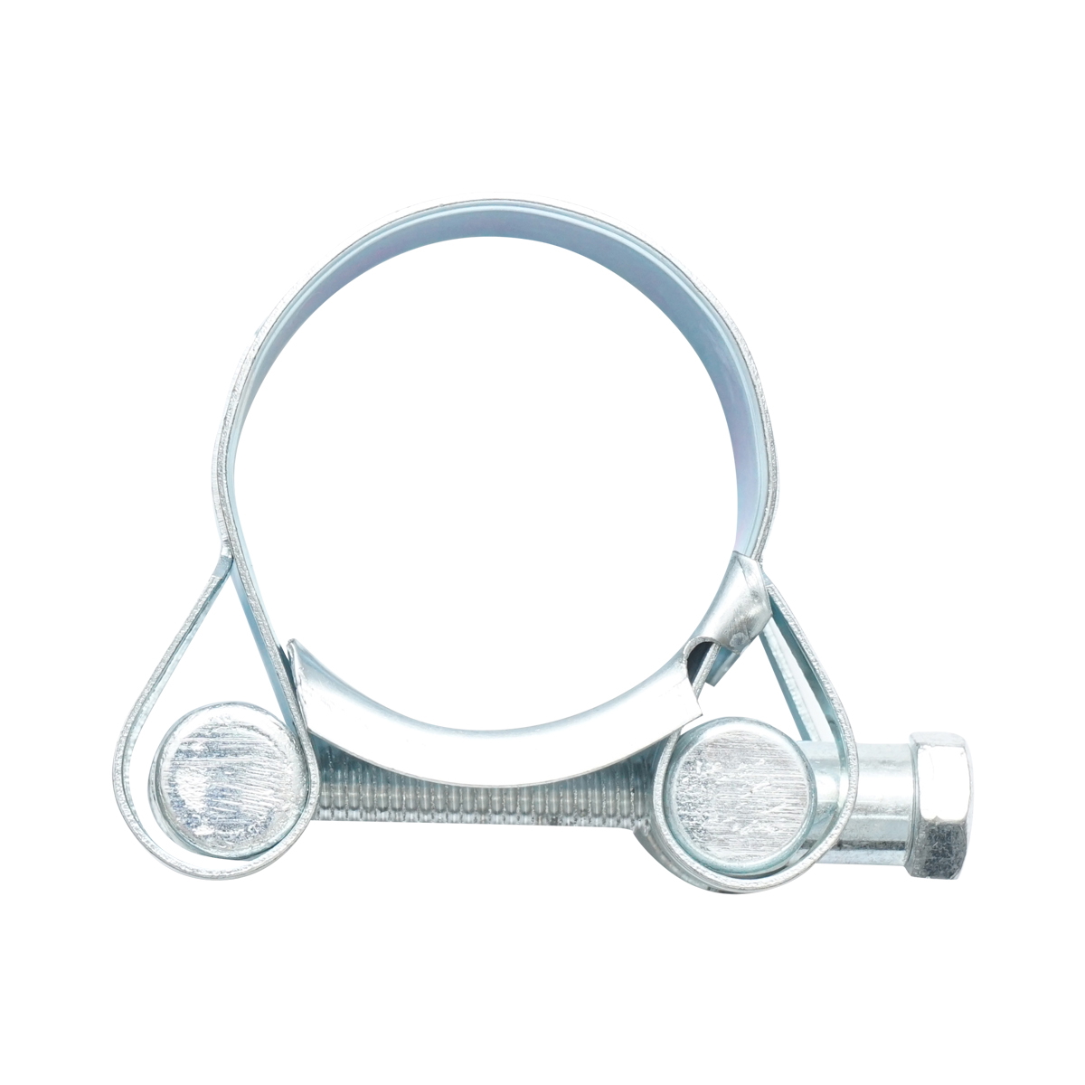 Colier forta, clema metalica zincata cu surub W1 pentru furtunuri 56-59mm Breckner Germany - imagine 2