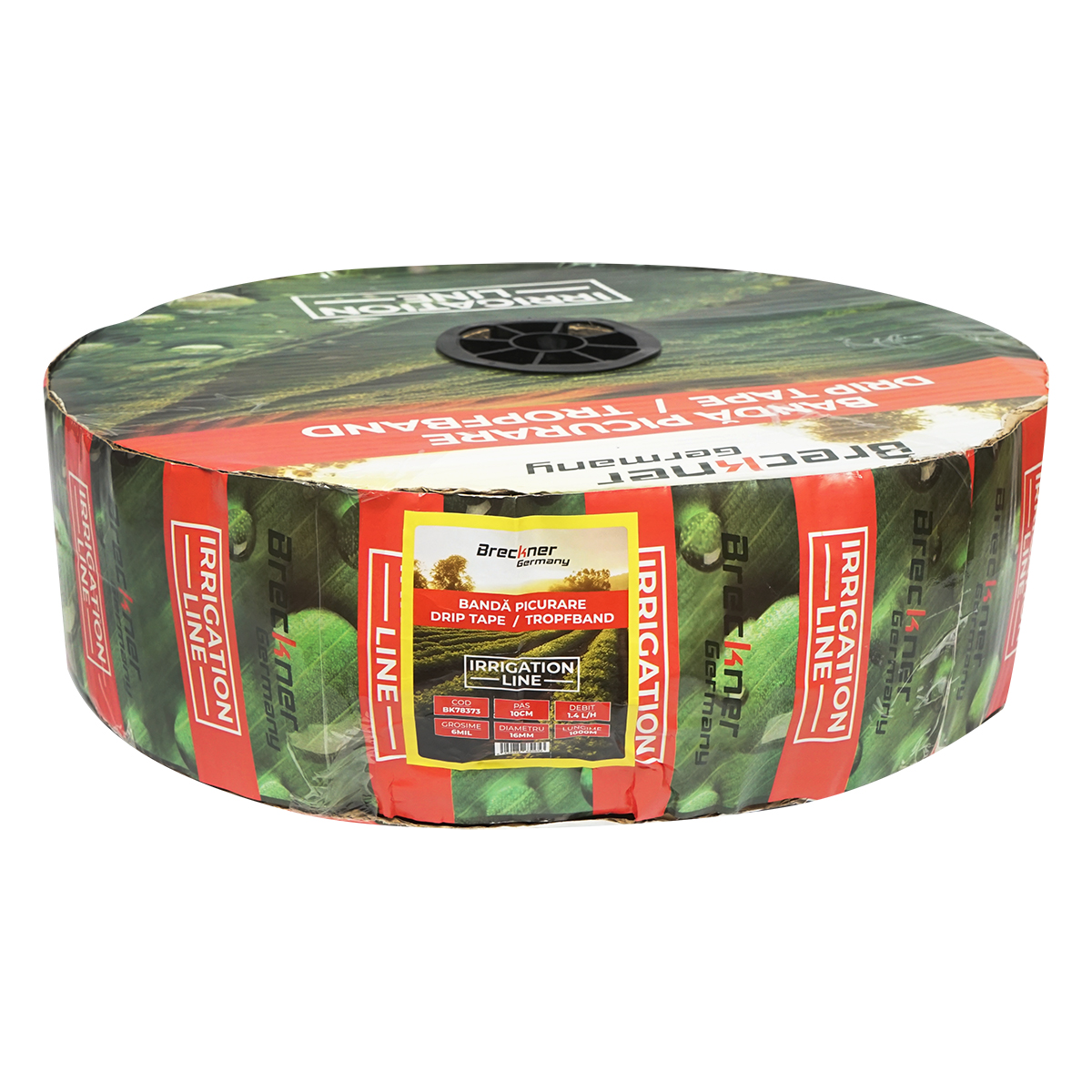 Banda picurare apa, rola 1000M 1,4l/h, D16mm. pas 10cm Breckner Germany - imagine 2