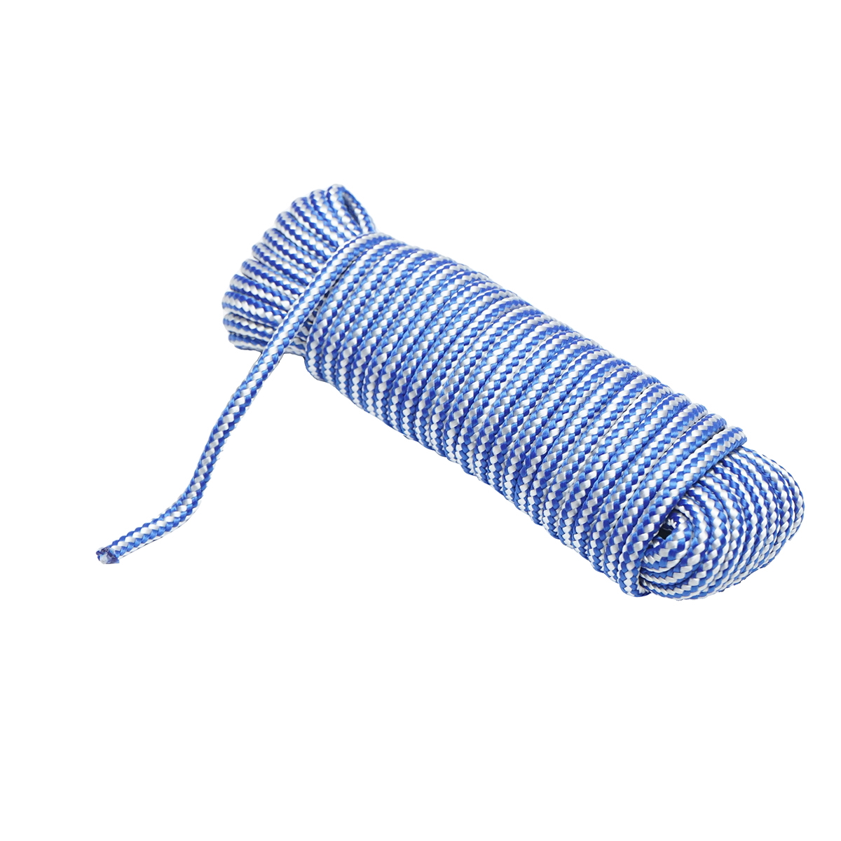 Sfoara PP impletita 4mmx10m, alb/albastru Breckner Germany - imagine 2