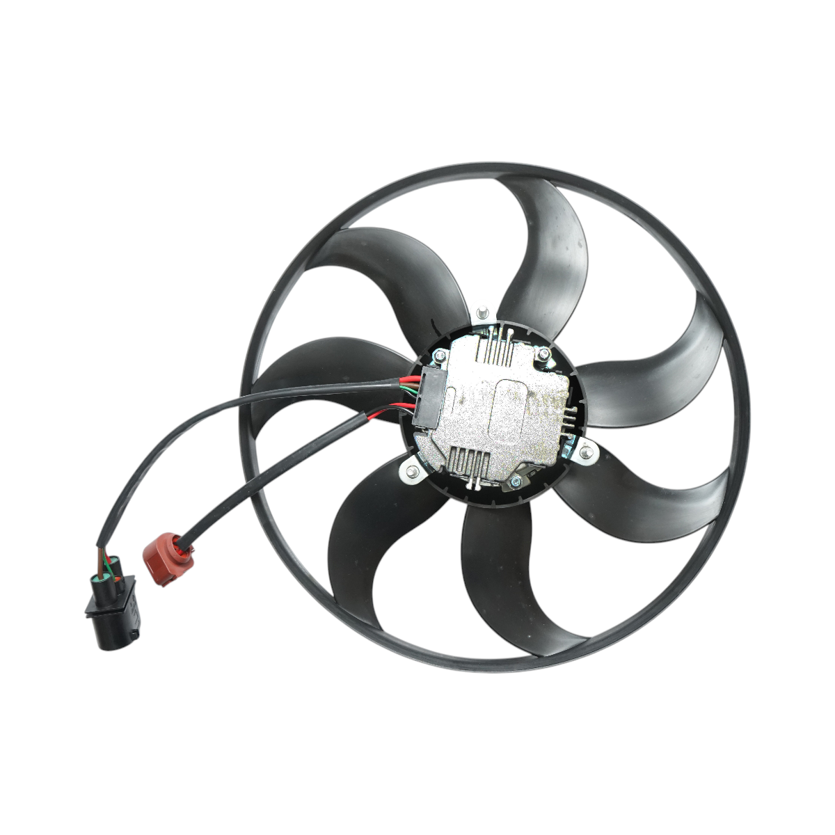 Ventilator radiator Audi, Seat, Skoda 360mm cod OEM 1K0959455CQ, 1K0959455DT, 1K0959455FR, 47389, 1925002220 - imagine 2