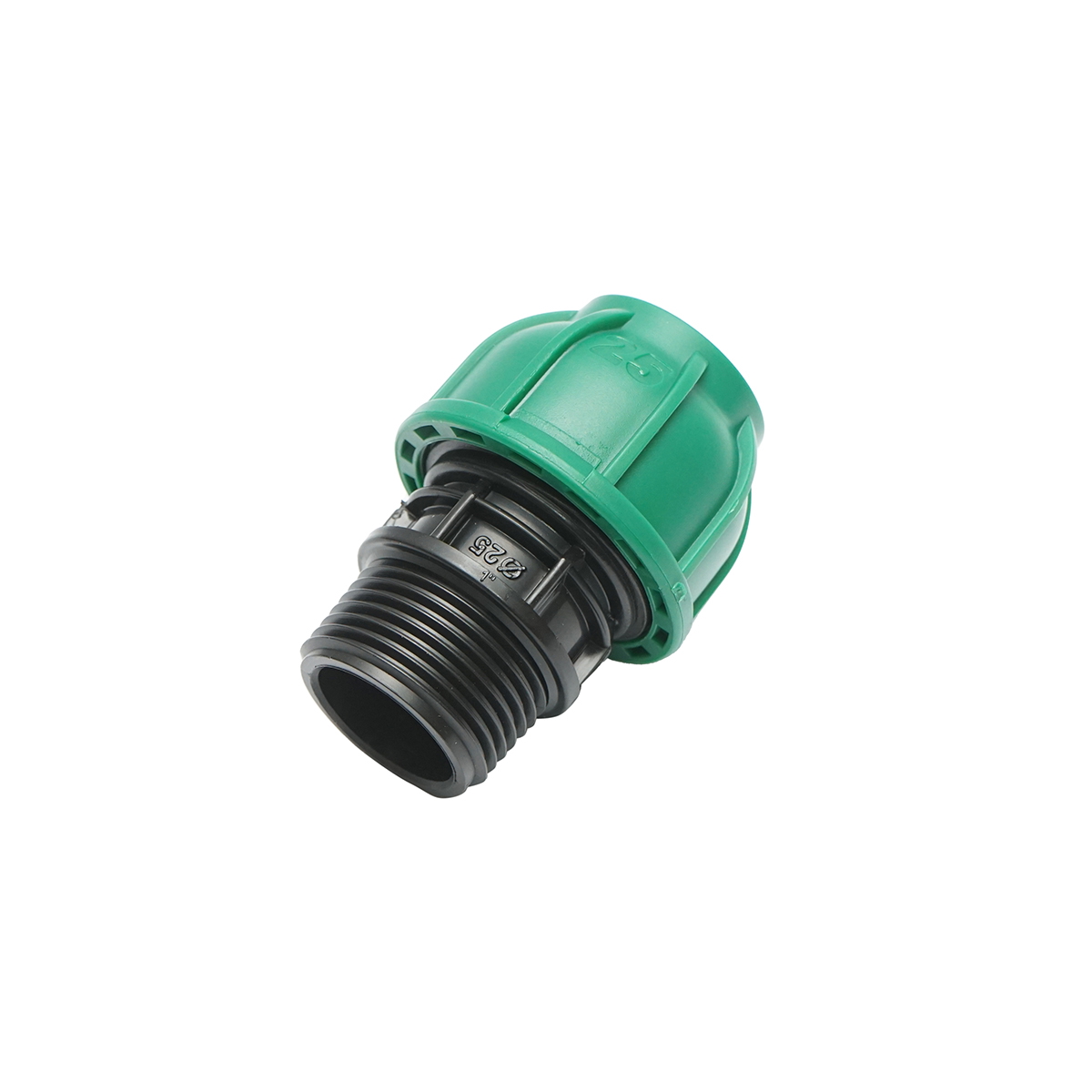 Racord compresiune cu filet exterior D25mmx1 toll, PN10 Bar pentru sisteme de irigatii - imagine 2