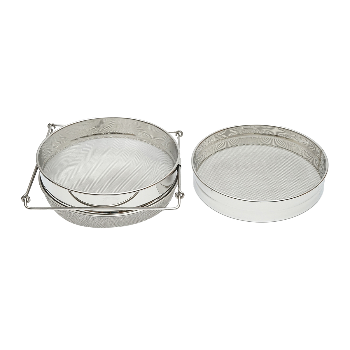 Sita dubla din inox pentru fitrare miere 235mm - imagine 2