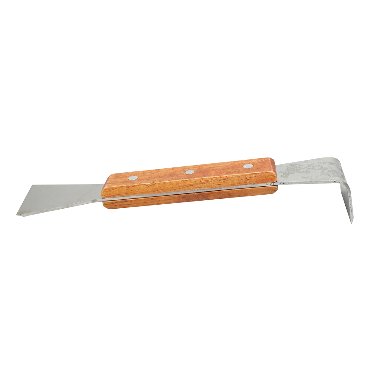 Dalta apicola din inox tip L cu maner din lemn 200x45mm - imagine 2