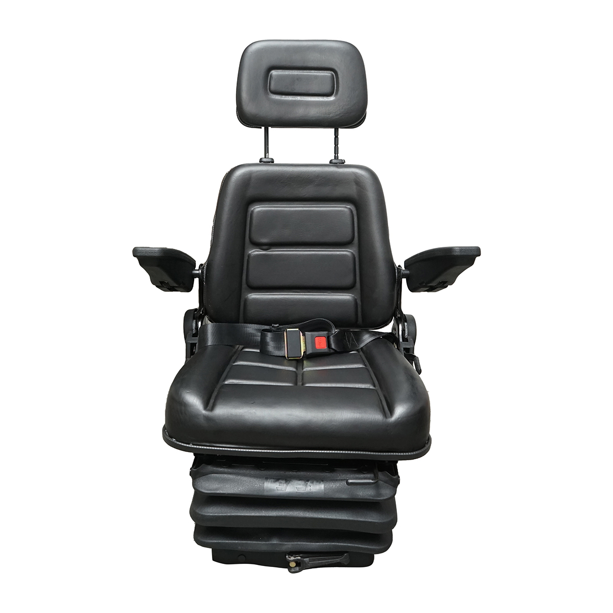 Scaun universal reglabil pe inaltime si greutate 50-130Kg, cotiere si spatar rabatabil 40-80° pentru tractor, utilaje agricole, industriale, stivuitor - imagine 2