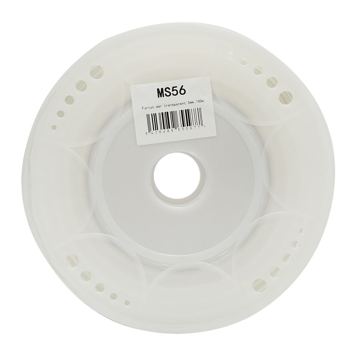 Tub aer poliamida transparent 5x8mm 100m/rola - imagine 2