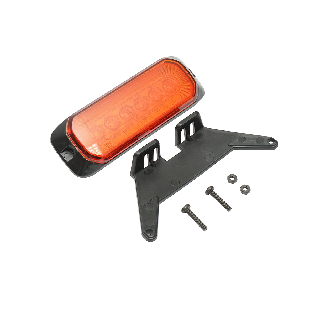 Lampa laterala gabarit LED cu suport 12-24V, galben 132x46mm Breckner Germany - imagine 2
