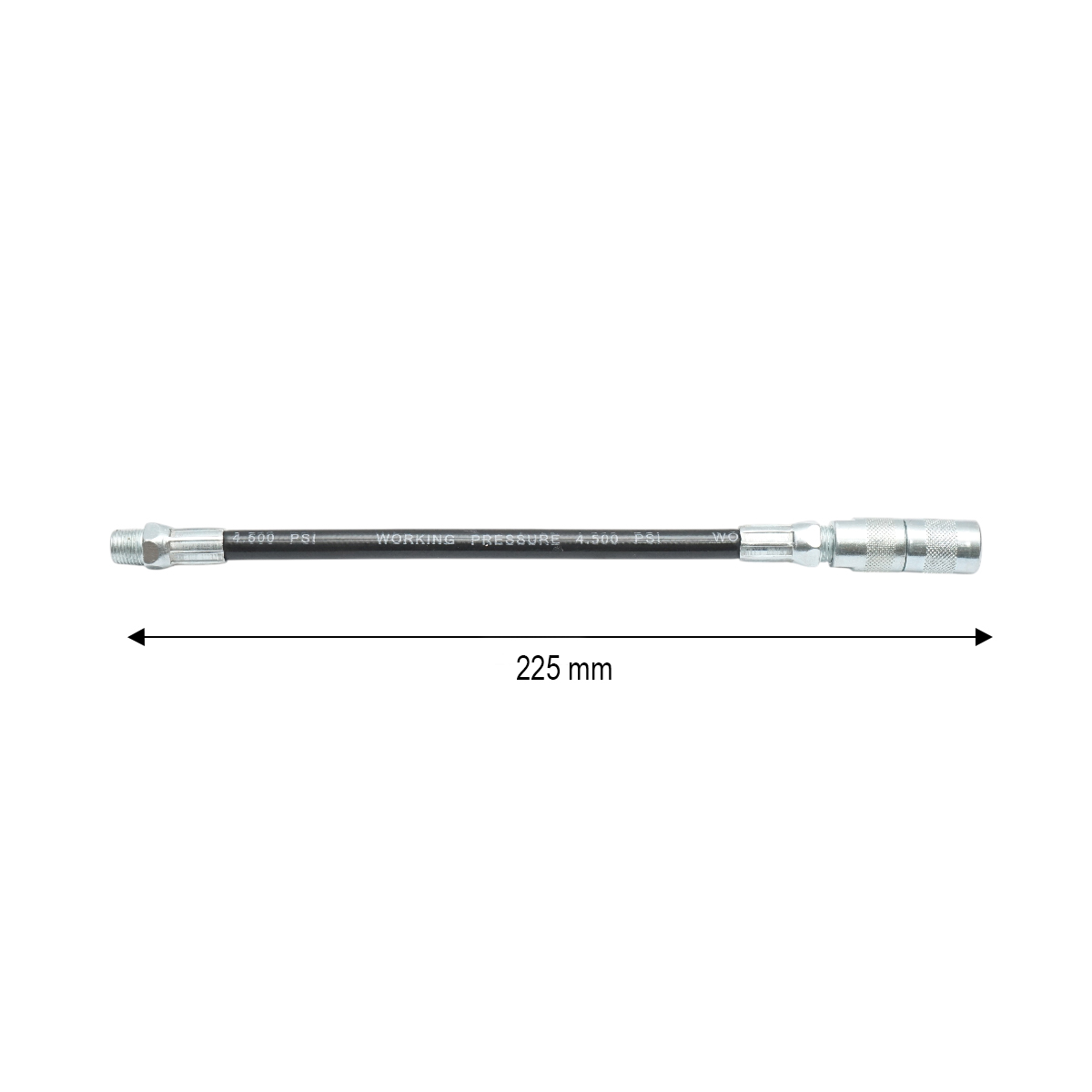 Furtun gros cu reductie 225mm pentru pistol gresare (decalimetru) - imagine 2