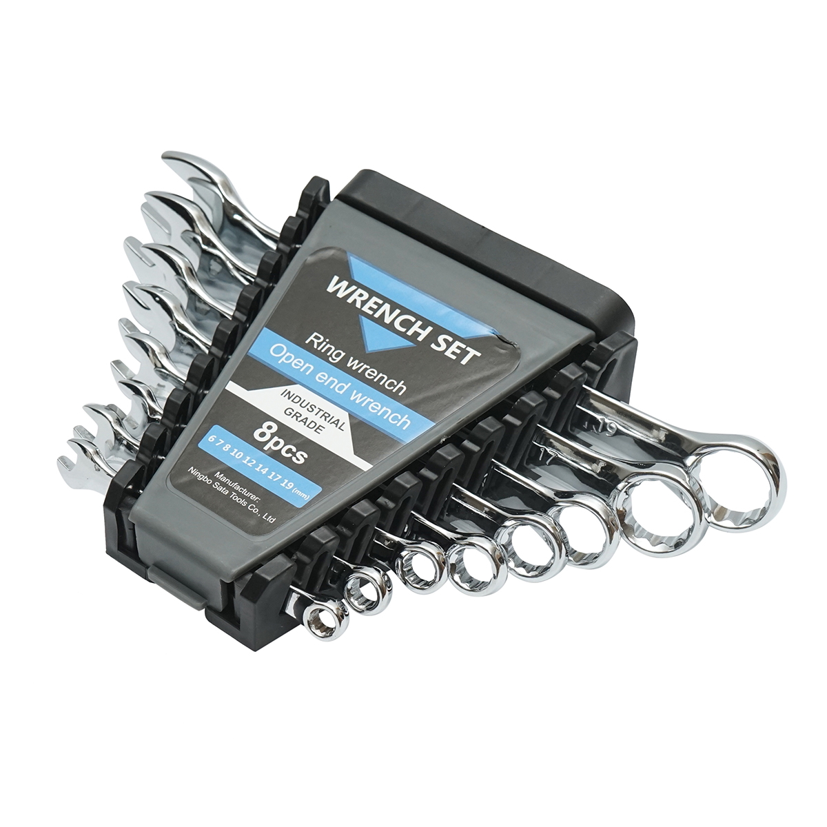 Set chei combinate fixe si inelare 6-19mm 8 piese - imagine 2