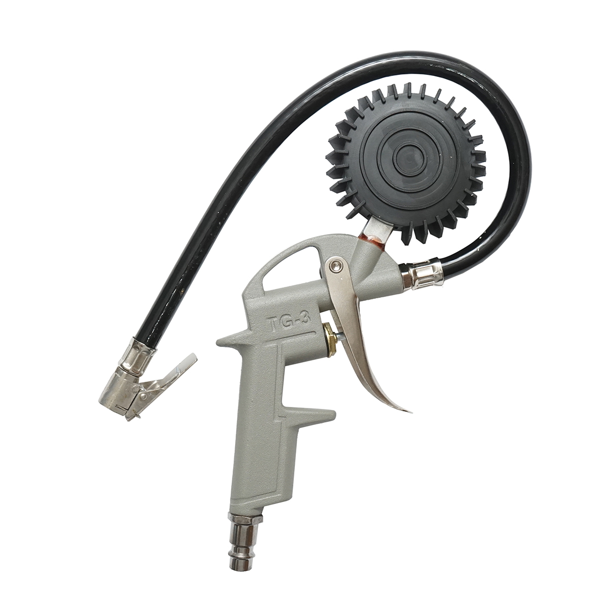 Pistol umflat roti profesional cu furtun 360mm si manometru mecanic 0-15 bar - imagine 2