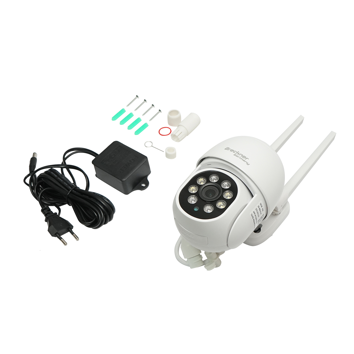 Camera de supraveghere 8 MP, WIFI 2.4GHz, rotire 360 grade PTZ cu senzor de miscare, alarma, detectie umana, night vision si aplicatie IPC360 Home - imagine 2
