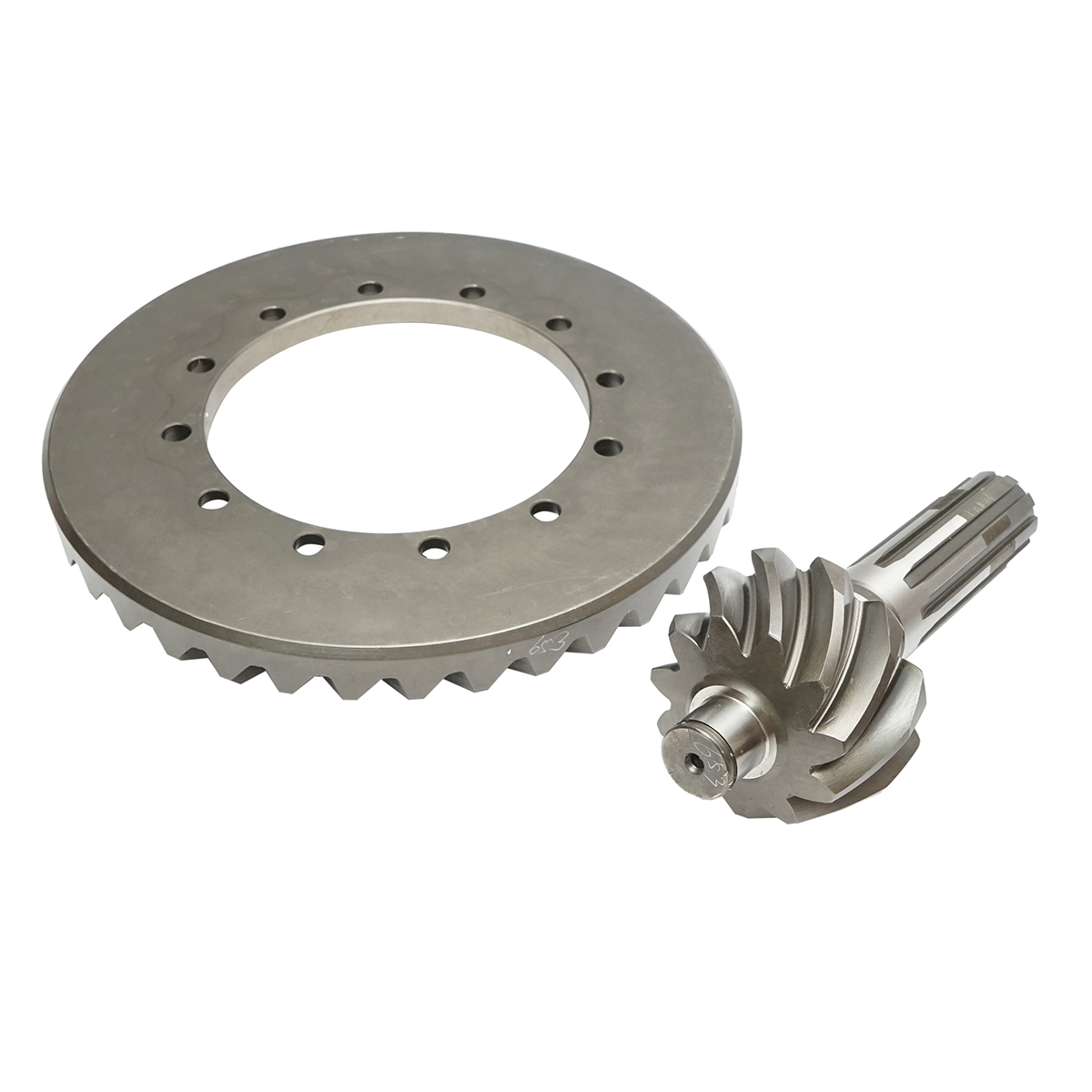 Grup conic spate 11/38 dinti pinion/coroana Massey Ferguson cod OEM 1885318M93, 888358M91, 1885318M91, 1885318M92, 960191M91, 1660688M91, 1661608M91, 1664255M92 - imagine 2