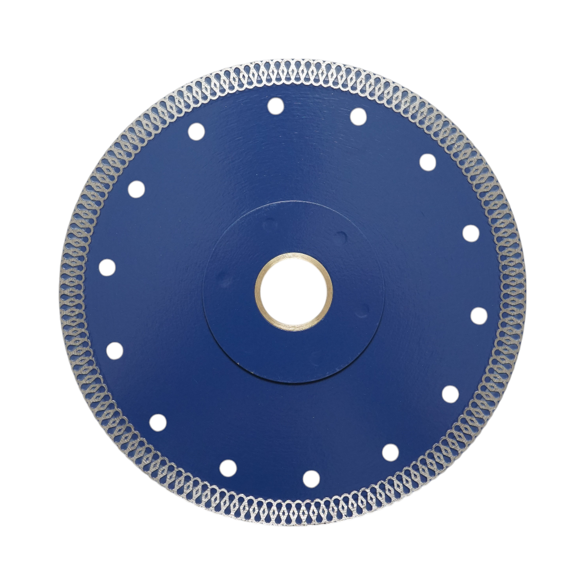 Disc diamantat turbo continuu 180x30/25.4mm, segment 10mm pentru gresie, faianta, ceramica dura Breckner Germany - imagine 2