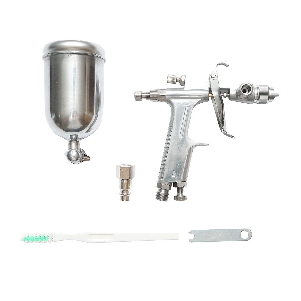 Pistol de vopsit cu aer comprimat 200ml, duza 0.5mm, debit 60ml/min, presiune max. 2.5 bar F-2 - imagine 2