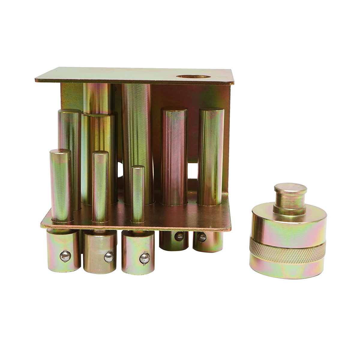Set adaptori pini pentru presa hidraulica 9 piese - imagine 2