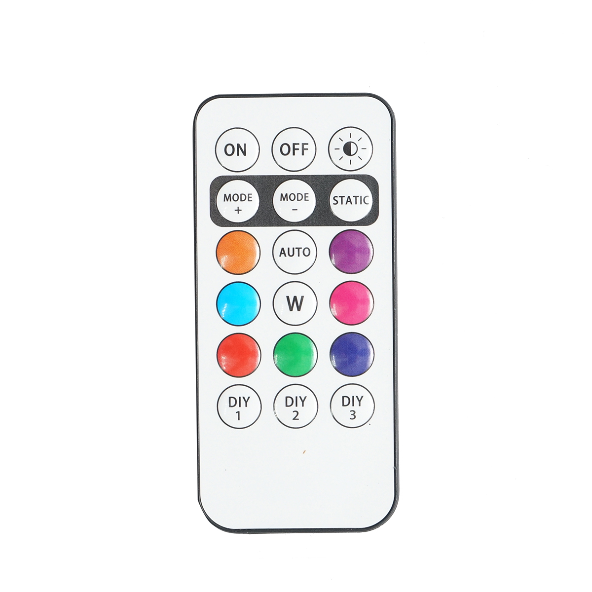 Set 2 lampi LED RGB stroboscopice cu telecomanda, 10 moduri, 8 culori, baterie litiu 110mAh reincarcabila USB-C IP65 - imagine 2