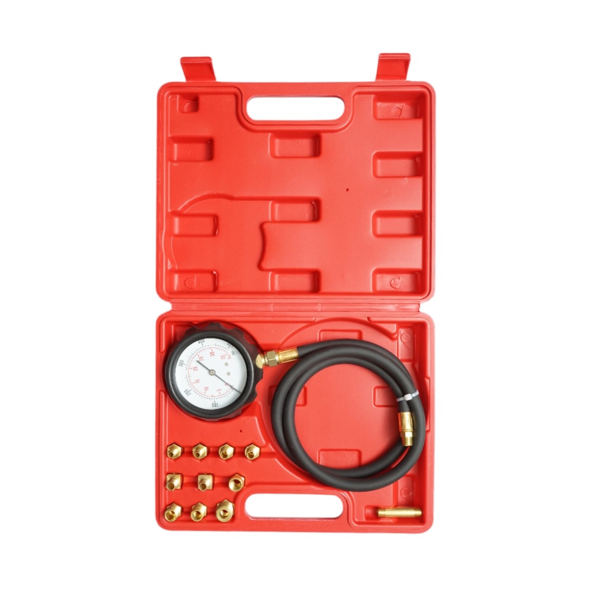 Trusa tester verificare presiune ulei motor 0-35 bar universala 12 piese - imagine 2