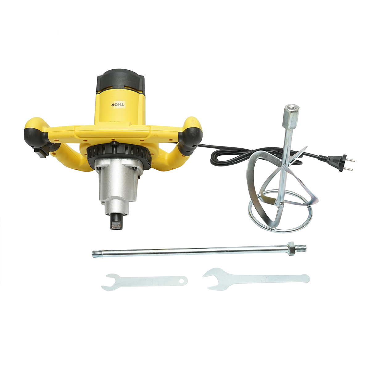 Mixer, malaxor electric profesional 1600W, 220V, 2 viteze pentru vopsea, mortar, adeziv THOR - imagine 2