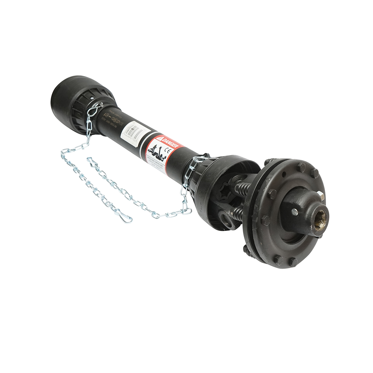 Cardan 1000 mm S7 T7 cu ambreiaj compus din 2 discuri cruce 30,2x106,5 (teava stea) 1 3/8 Z=6 freza - imagine 2
