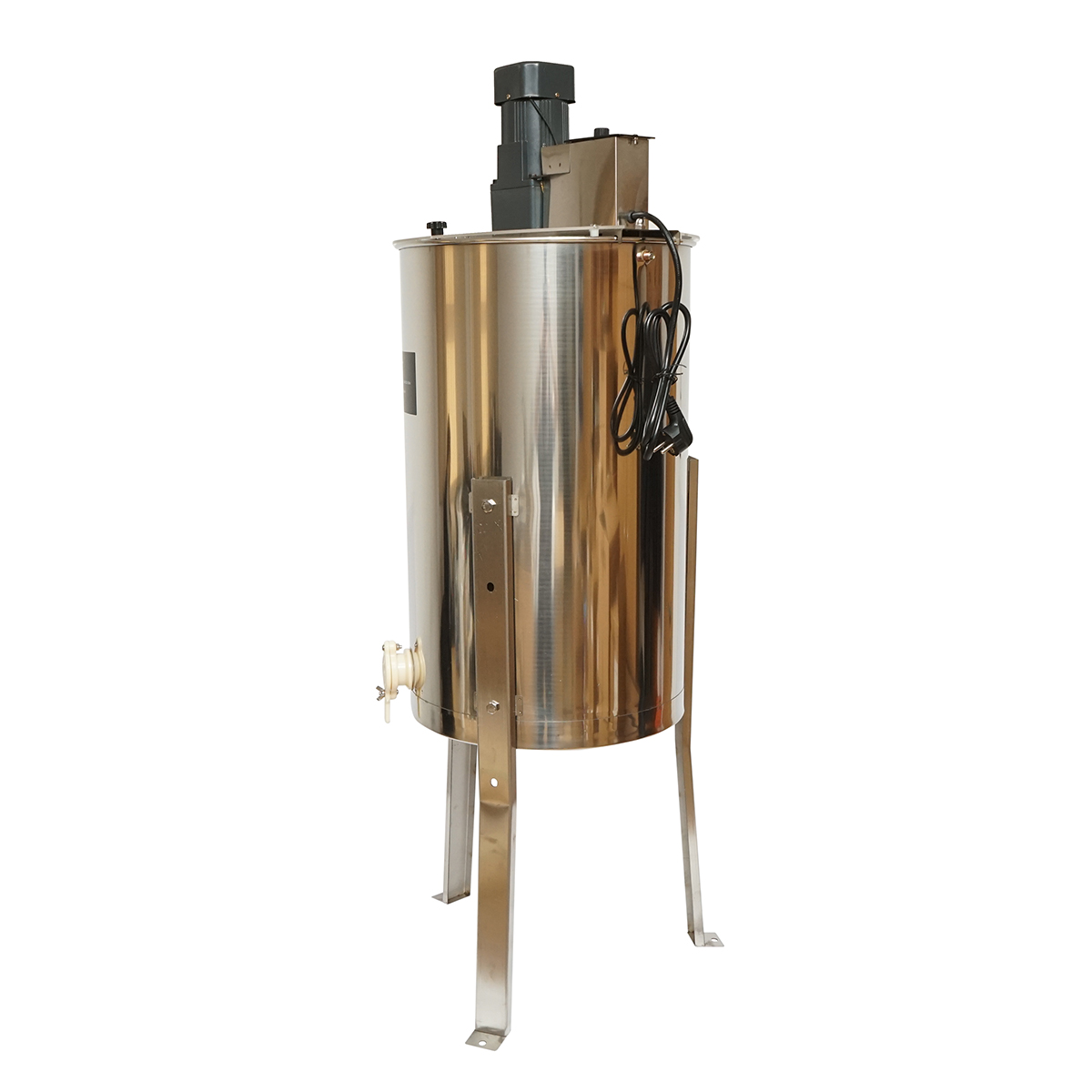 Centrifuga apicola electrica 120W 220V, extractor miere din inox cu 3 rame - imagine 2