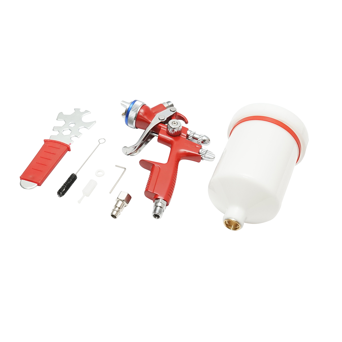 Pistol de vopsit cu aer comprimat 500ml, duza 1.3mm, debit 180ml/min, presiune max. 4 bar - imagine 2