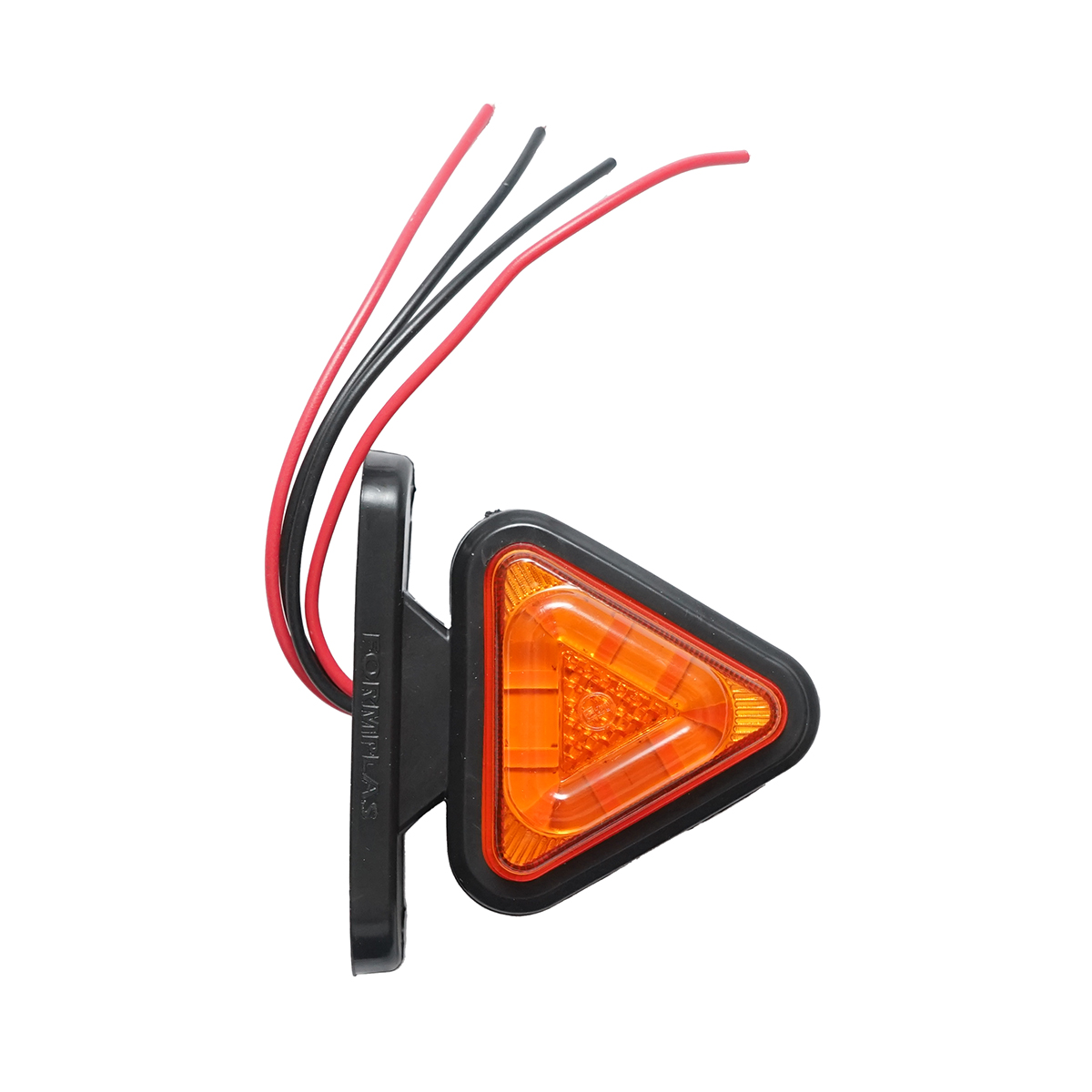 Lampa laterala gabarit triunghi LED 12-24V, galben-rosu FR0101 Breckner Germany - imagine 2