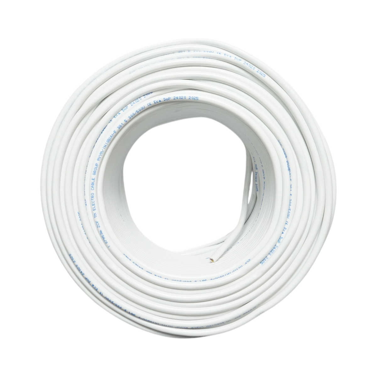 Cablu electric MYYM 3Gx1.5mm cupru H05VV-F, 300-500V rola 100m - imagine 2