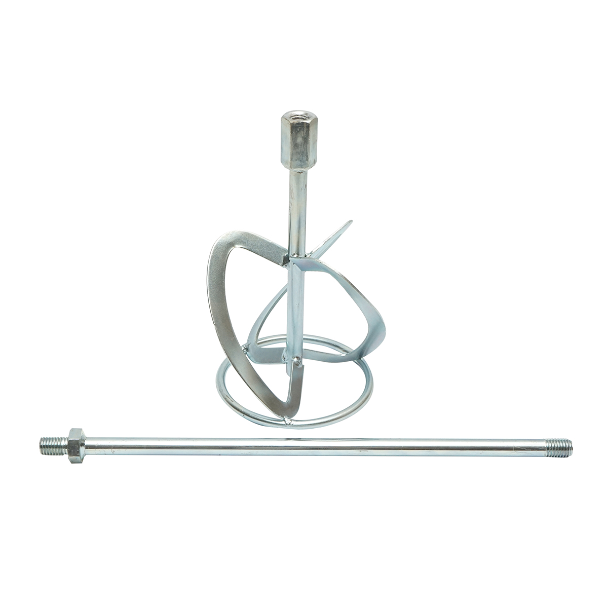 Paleta amestecator vopsea, adeziv, mortar cu tija 600x120mm, filet M14 THOR - imagine 2
