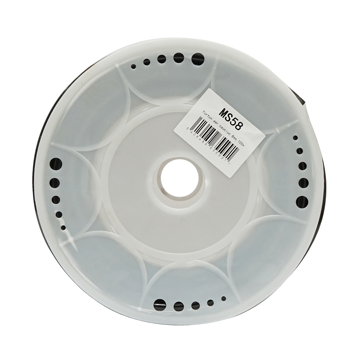 Tub aer poliamida negru 8x12mm 100m/rola - imagine 2
